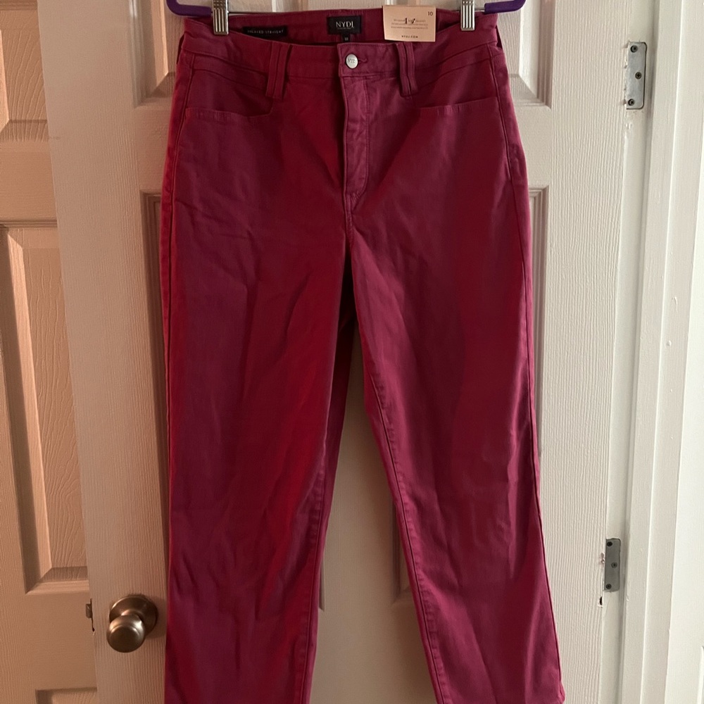 NYDJ Pink jeans Women’s size 10